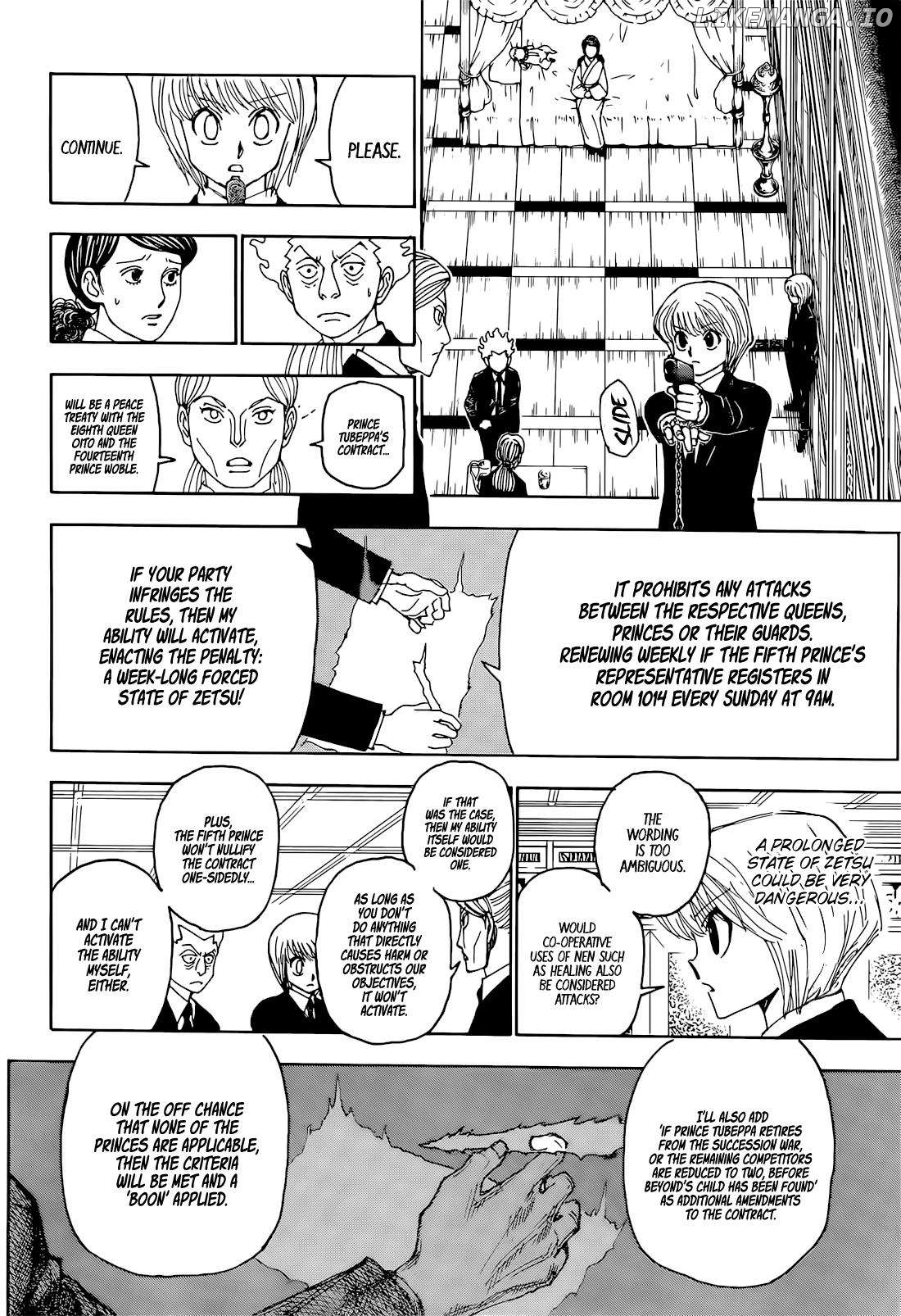 Hunter x Hunter, Chapter 401 image 16